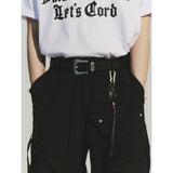 リファインナイロンパラシュートパンツ / REFINE NYLON PARACHUTE PANTS_BK