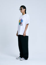 ビッグフラワーボールショートスリーブTシャツ