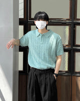 2タックコットンバルミューダパンツ / Two Tuck Cotton Bermuda Pants