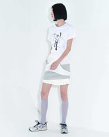 ハートメタルドリッピングTシャツ / Heart Metal Dripping T-Shirt _ White