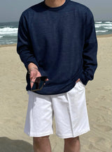 COZY LONG LOOSEFIT DAILY SLEEVE(3COLOR)