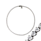 リニアネックレス/[TWICE] Lenia Necklace (black silver)