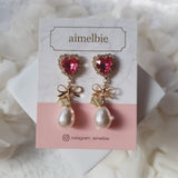 ラブリーレディピアス / Lovely Lady Earring - Rosepink