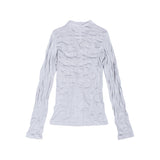 SPANDEX SLIM SHIRT (Light Gray)