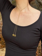 バレンティーナネックレス(silver+16K gold plated)