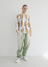 ラインジョガーパンツ / BSR2223FWPT047 WD HF LINE JOGGER PANTS CREAM KHAKI