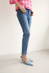スパンストレートデニムパンツ / MALDIVES JEANS / SPAN STRAIGHT DENIM PANTS