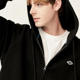 ユニバースワッペン2wayフーディー/Universe Wappen 2 way Hood Zip-Up H6 Black (6604012126326)
