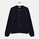アンブラーラウンドジップアップニット / AMBLER ROUND ZIPUP KNIT