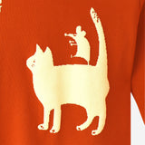CATHY AND BROOK STORY GLOVE HOODIE (ORANGE)
