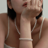 5mm パールブレスレット / 5mm pearl bracelet (S size)