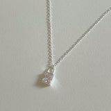 キュービックロックネックレス / cubic lock necklace