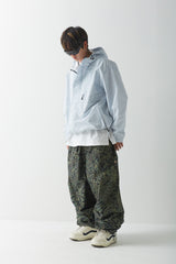 ワイドフーディージャケット/BSR2223FWJK048 WIDE HOODED JACKET SKY