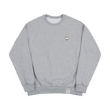 ダックフラワー刺繡スマイルスウェットシャツ/Duck Flower Embroidered Smile Sweatshirt