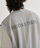 LAYERED MESH VEST (BLACK/GRAY)