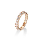 3MM プロング セッティング テニス リング / 3MM Prong Setting Tennis Ring (rosegold)