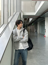 トッドオーバーサイズフィットコンポジットペーパーハイネックジップアップ / Todd Oversized Fit Composite Paper High-Neck Zip-Up (4color)