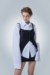ラインニットベスト / LINE KNIT VEST