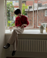 ロゴアトムシグネイチャーカーディガン/Logo atom signature cardigan (4 color)