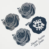 シンプリファイローズTシャツ / simplify rose t-shirts - white
