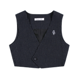 ストライプレイヤードベストセットアップ