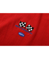 レーシングフラッグTシャツ/Racing Flag Tee (Deep Red)