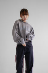 スタークロップパーカー / Star Crop Hooded Shirt (4color)