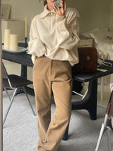 [ASCLO MADE] Nicholson Half Zip Up Knit (3color)