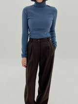 シンストライプウォームポーラーTシャツ/Thin Stripe Warm Polar T-shirt (4color)