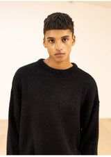 ウールソフトモヘアオーバーサイズニット/WOOL SOFT MOHAIR OVERSIZED KNIT