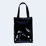 マンゴースクエアショルダーバッグ/DAMP MANGO SQUARE SHOULDER BAG_BLACK