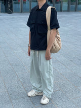 Balon one tuck nylon pants