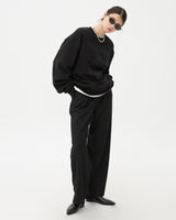 BRILLIANT CASTLE SWEATSHIRT-BLACK (6604477759606)
