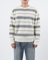 モヘアブラッシュストライプニット/mohair brush stripe knit 3color