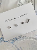 ミニハートボールピアスセット / [4 set] mini heart ball piercing set