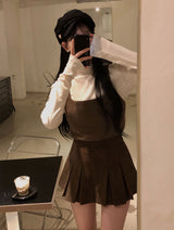 [BELLIDE MADE] コットンアンゴラビスチェニット