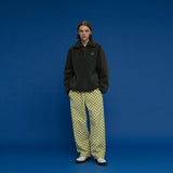 2トーンフリースハーフジップアップ/TWO TONE FLEECE HALF ZIP UP_MIX KHAKI