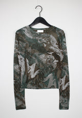 ギャラクシーシースルーTシャツ / Galaxy see-through T-shirt (3color)