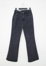 デニムレイズドブーツカットパンツ/no.2336 Denim Raised Bootcut Pants (2color)