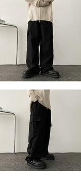 [Wide, jogger two way] Peta Tantan cargo wide pants