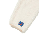 KIRSH X MISAKI KAWAI FLEECE MIX PATCH STADIUM MEN JACKET [IVORY]