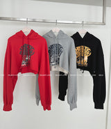 a street cropped hoodie