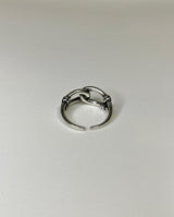 ツイストチェーンリング / twist chain ring (925silver)