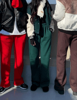 ASCLO Washing Warm Addiction Wide Pants (8color) (6654620434550)