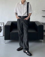 ブラックボウルリネンデニム / TR2424 Black Bowl Linen Denim (XS–L)