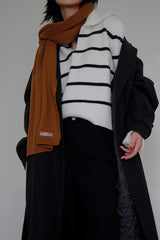 ニットスカーフ/Knitted scarf [ Beige ]