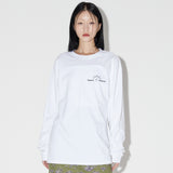 Runboy Overfit Longsleeve T-shirt [WHITE] (6618532216950)