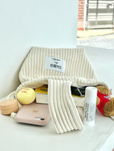 Ribbed fabric New string mini bag