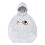 ドゥードゥルチェリーカットオフフーディー／DOODLE CHERRY CUT-OFF HOODIE [MELANGE GRAY]