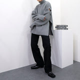 スリーブディタチャブウォーマータートルネックニット / SI Sleeve Detachable Warmer Turtleneck Knitwear (2 colors)
